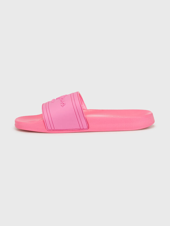 SLIDER Pink slides with embossed logo - 4