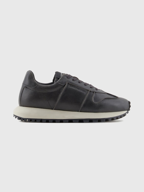 Genuine leather sneakers - 1