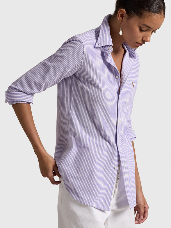 Striped cotton shirt - 4