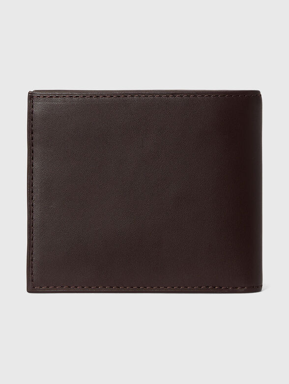 Brown leather wallet - 2