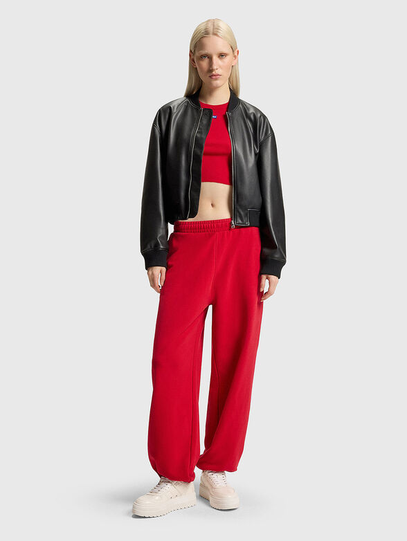 Bomber jacket with elastic cuffs - 2