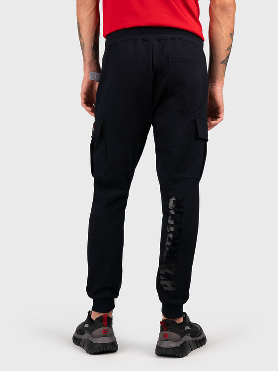 Черен спортен панталон JSP005 - 2