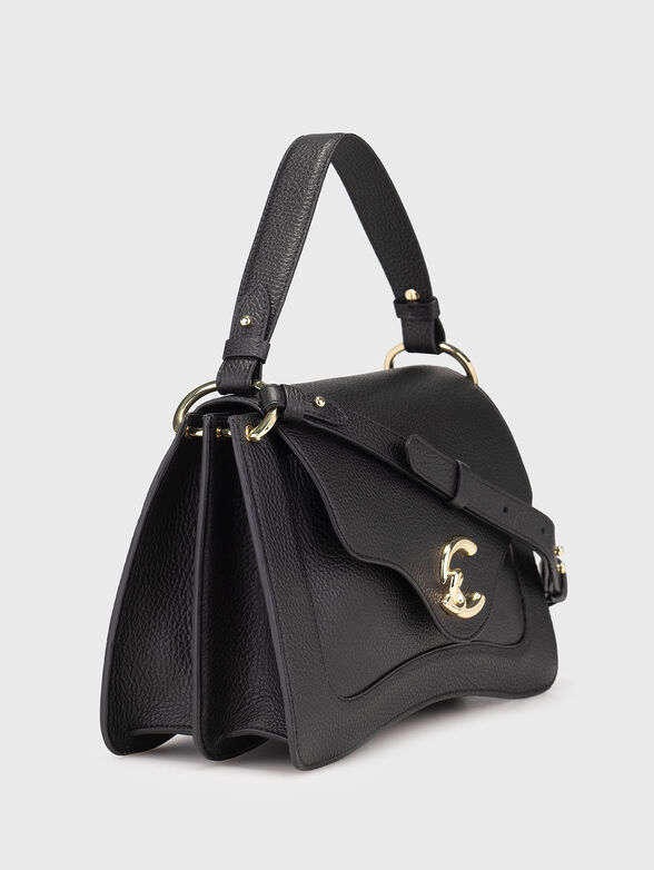 Small bag with long strap in leather strap - 4