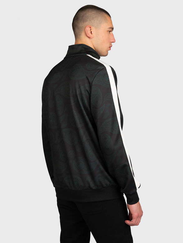 CHAS AOP zip sweatshirt with art logo prints - 2