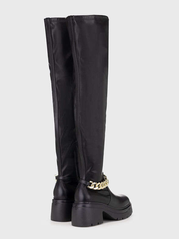 CARRIE 23 boots with accent chain - 3