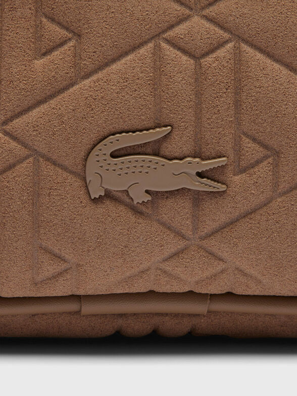 Crossbody bag with embossed monogram - 5