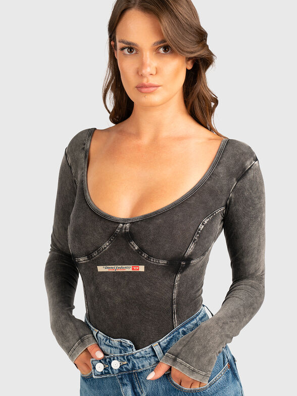 JULY-DNM long sleeve bodysuit - 4