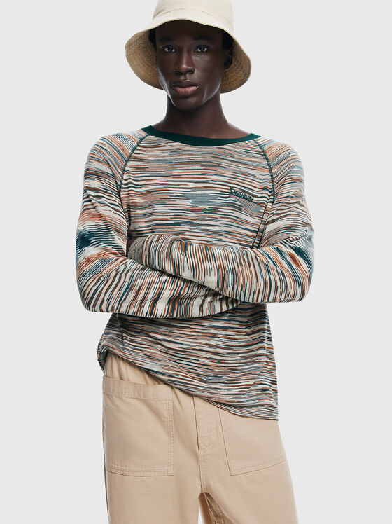 Blouse with logo embroidery - 1