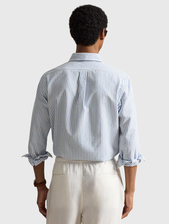 Shirt in striped cotton - 3
