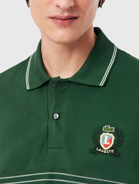 Polo shirt with accent stitching - 4