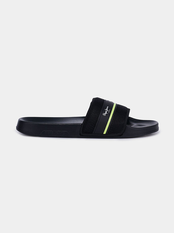Плажни обувки в черен цвят - 1