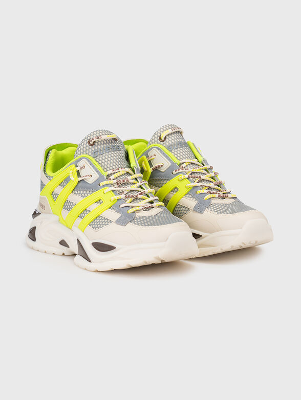 BELLUNO sports shoes with neon details - 2