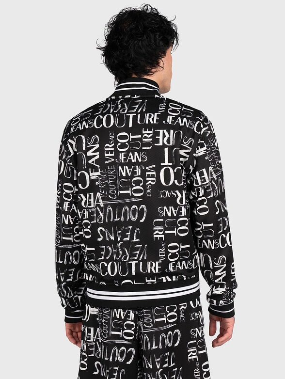 Sweatshirt with contrasting monogram print - 3