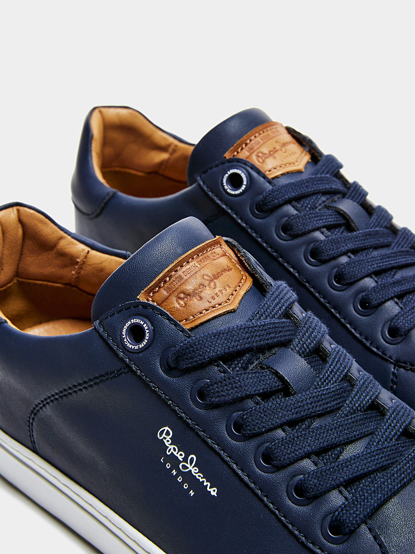 JOE CUP leather sneakers brand Pepe Jeans — Globalbrandsstore.com/en