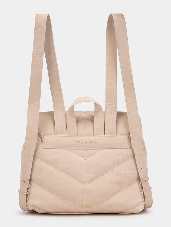 BSANNAH beige backpack with quilted effect - 2