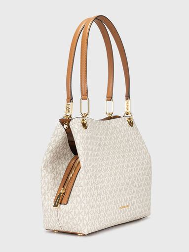KENSINGTON bag with monogram logo print - 3