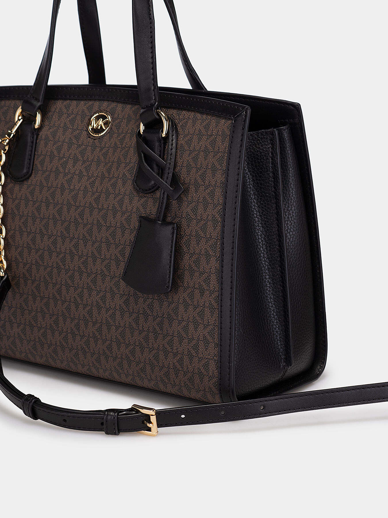 CHANTAL bag with monogram logo print brand MICHAEL KORS
