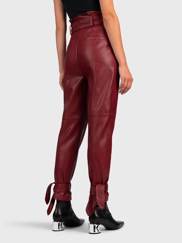 Faux leather pant - 2