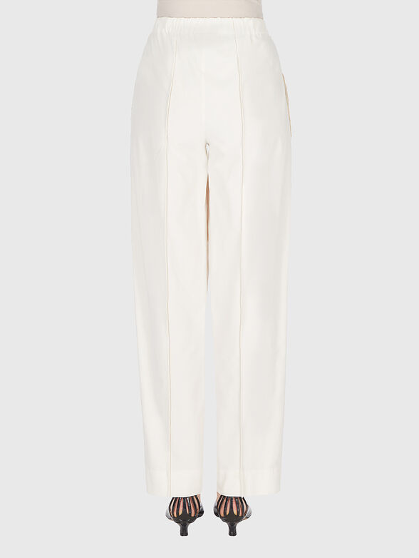 High waisted cotton trousers - 2