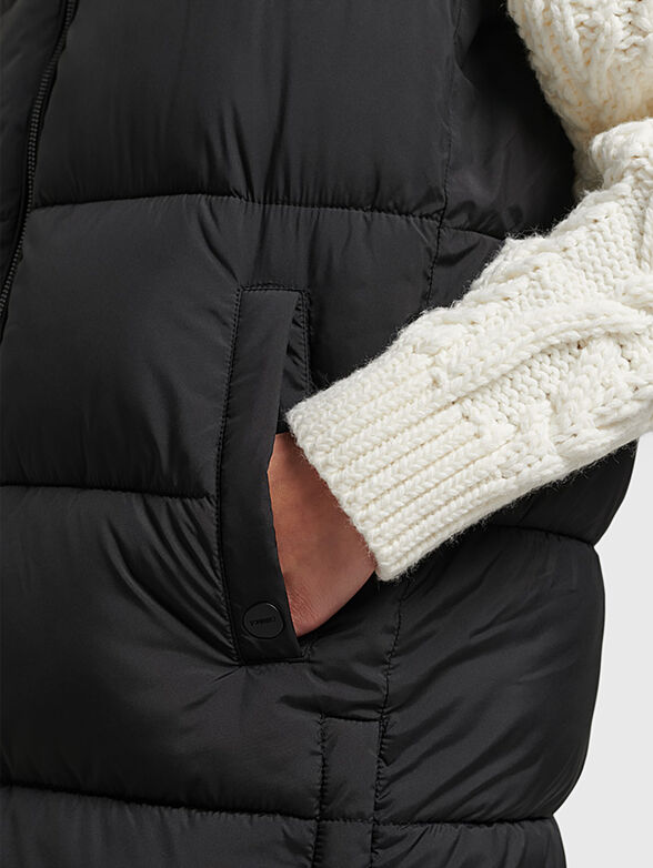 Padded vest with quilted effect - 4