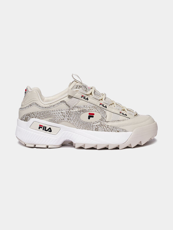D-FORMATION Sneakers with animal print - 1