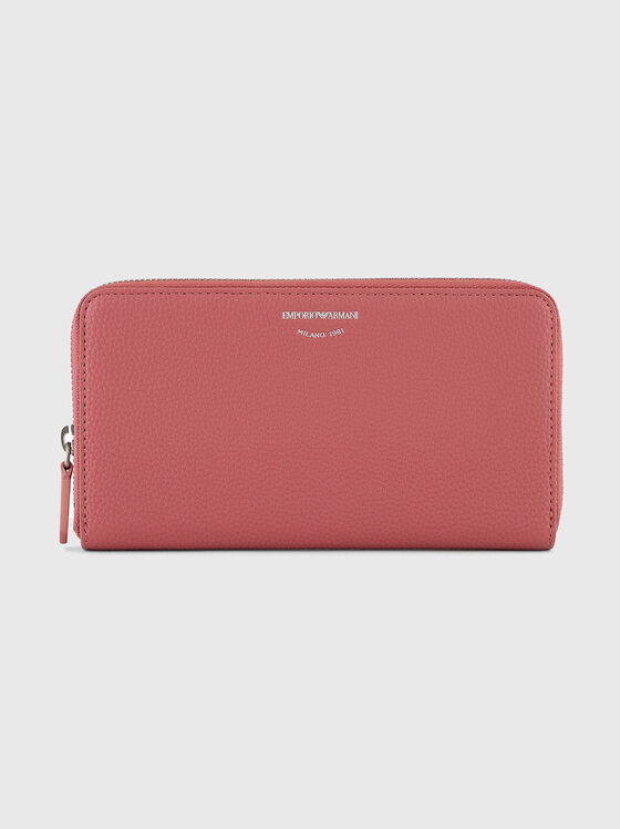 Портмоне в цвят пепел от рози - 1