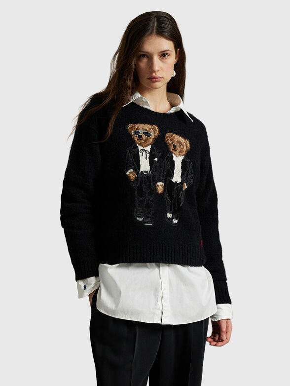 Ralph & Ricky Bear crewneck jumper - 1