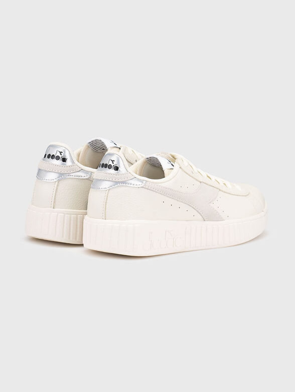 GAME STEP beige sports shoes with logo accent - 3