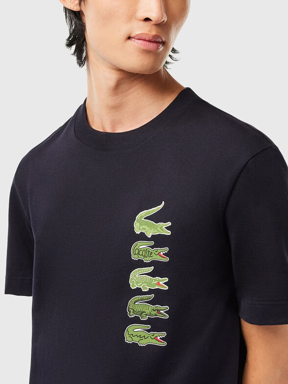Cotton T-shirt with logo - 4