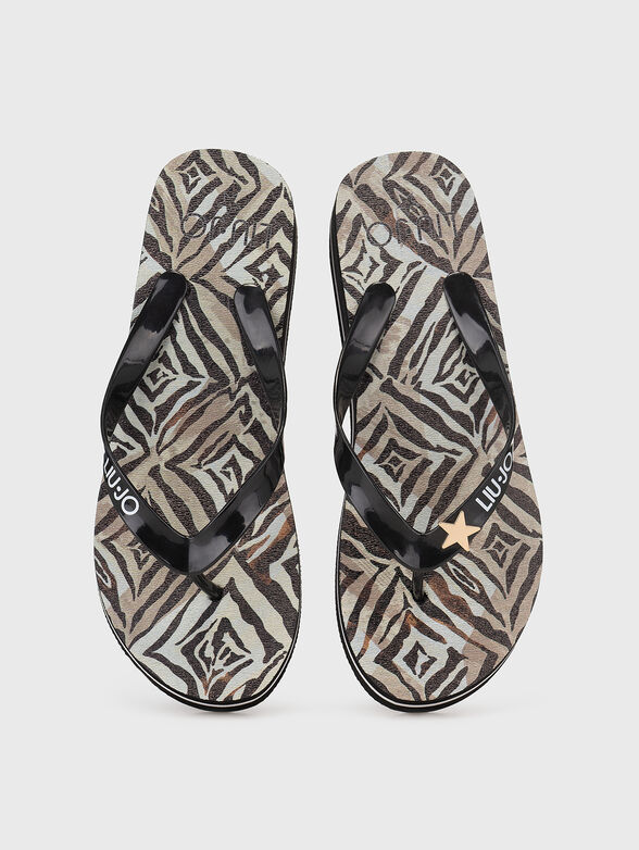 Animal print flip-flops - 6