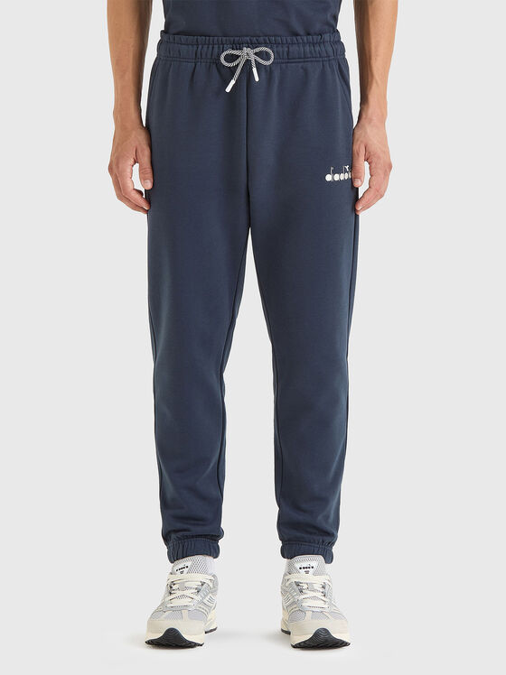 Unisex navy blue sweatpants - 2