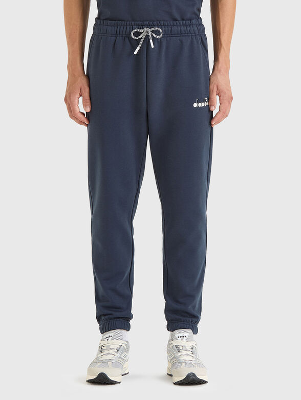 Unisex navy blue sweatpants - 2