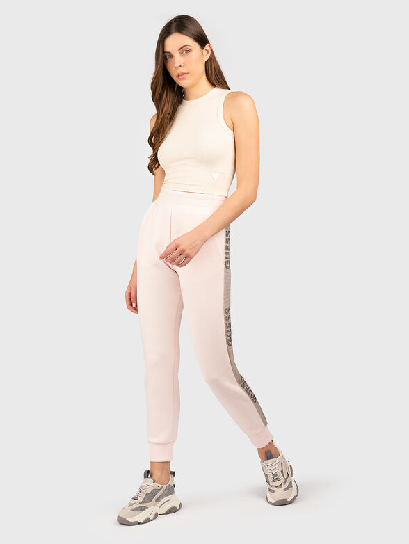 VICTOIRE SCUBA sweatpants in beige - 4