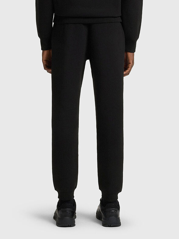Black sports trousers with ties - 2