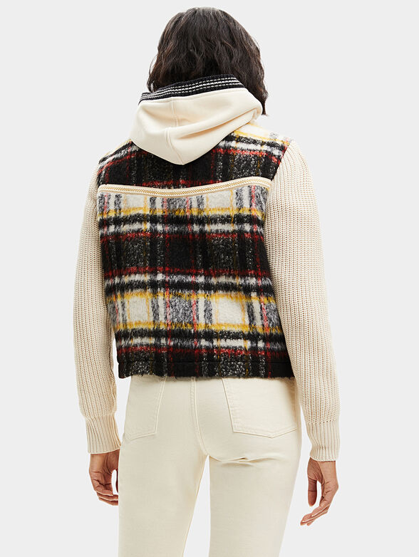 OFELIA jacket with knitted sleeves  - 2