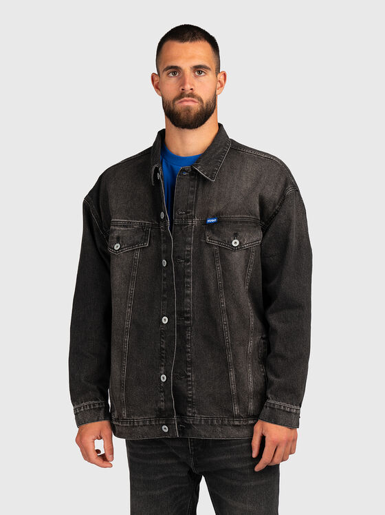 Дънково яке с избелен ефект - 1