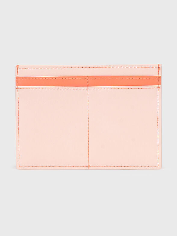 Black card holder with logo detail - 2