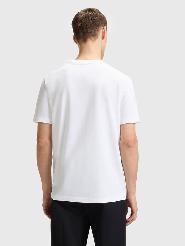 Cotton T-shirt with print - 3
