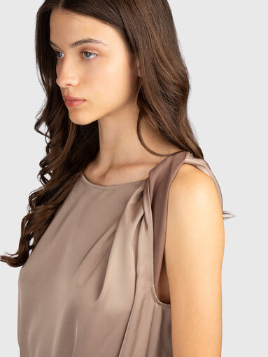 Satin-effect dress - 3