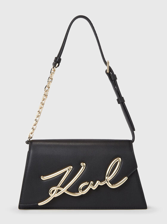 K/SIGNATURE 2.0 leather bag with gold logo - 1