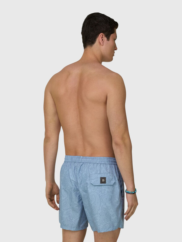 Blue beach shorts - 2