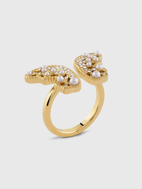 Ring with rhinestones - 2