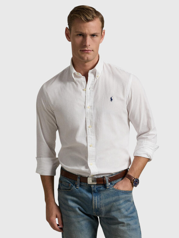 White cotton shirt - 1