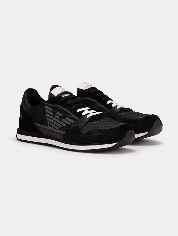 Sneakers with maxi logo print - 2