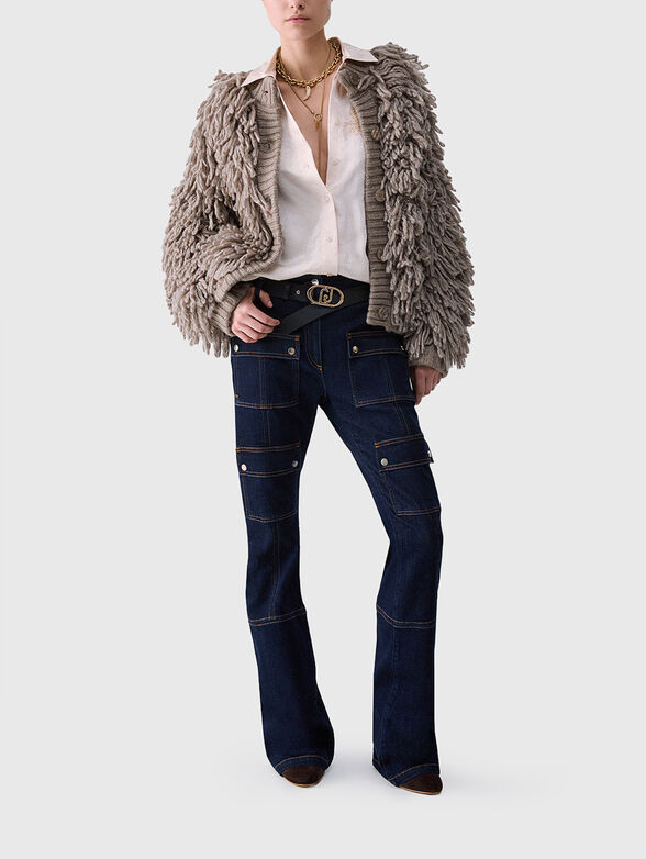 Wool blend cardigan - 1