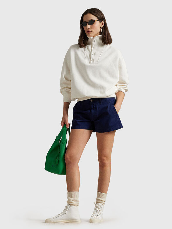 Cotton chino shorts - 4