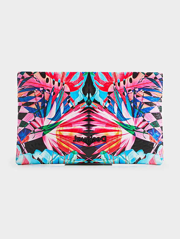 Wallet with tropical print - 1
