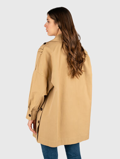 Trench with double-breasted fastening - 3