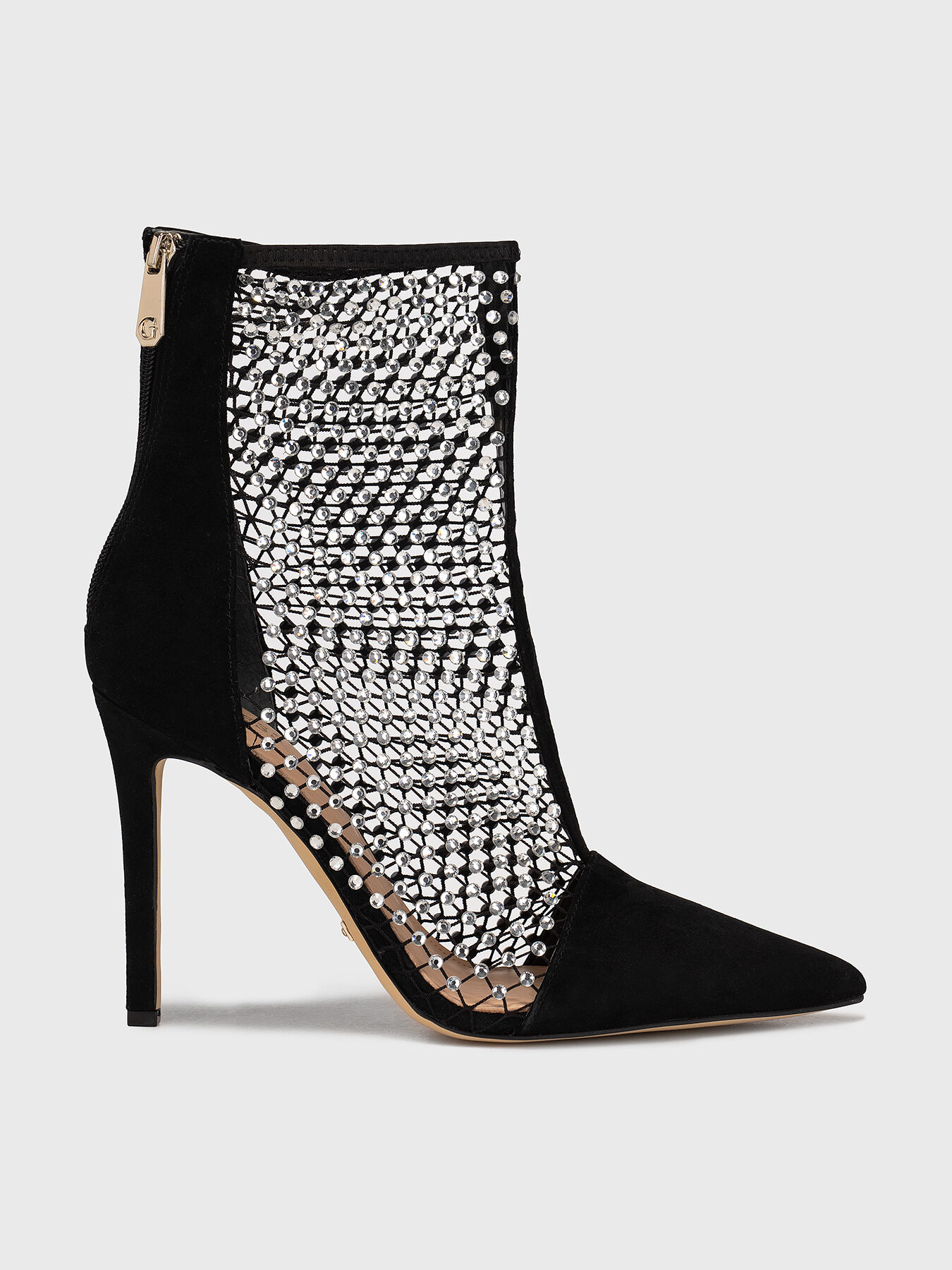 SIRINA ankle boots with rhinestones brand GUESS Globalbrandsstore en