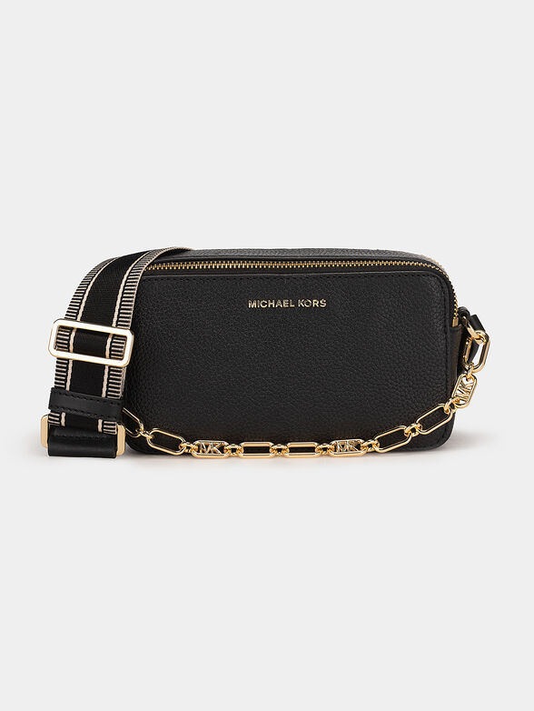 CAMPA crossbody black bag with logo accent - 1